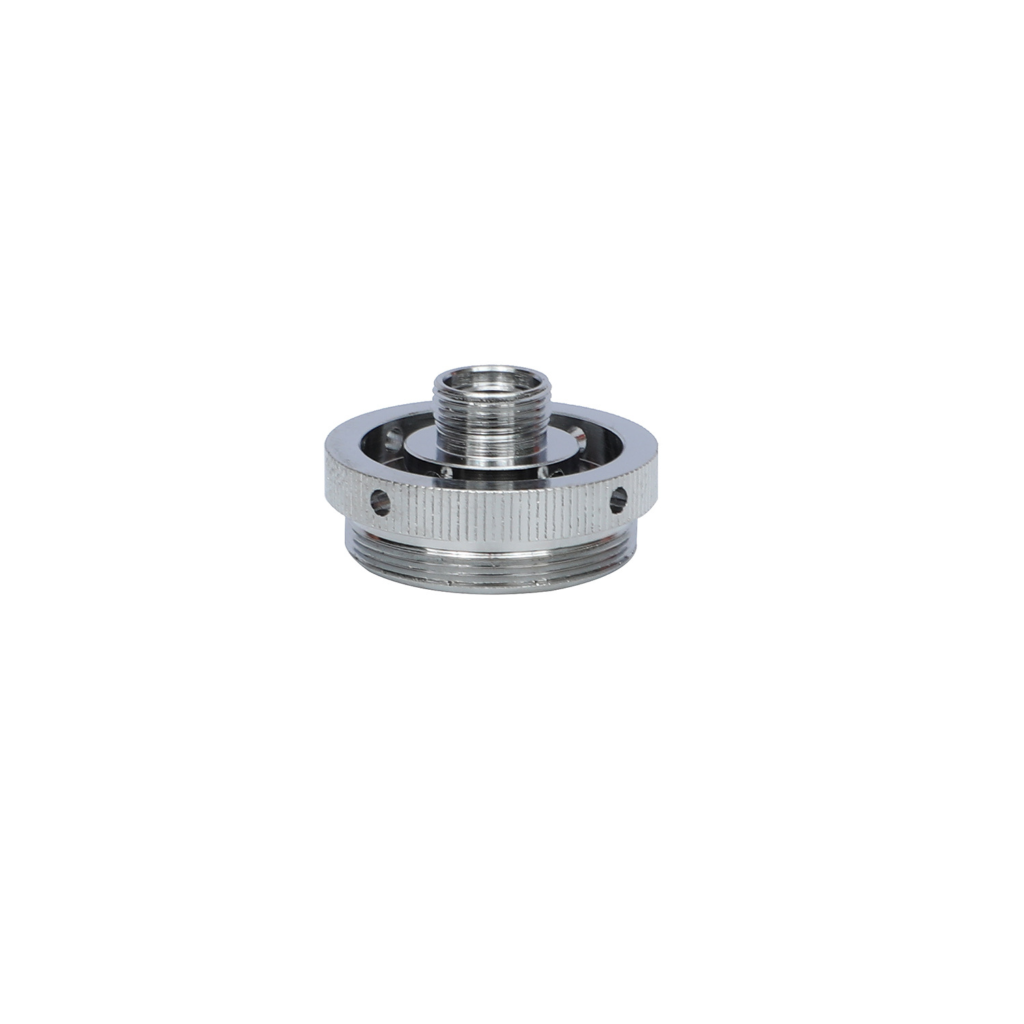 Round shape, natural anodized, CNC turning aluminum parts