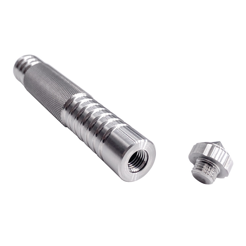 Aluminum materials, silver anodized, CNC turning parts