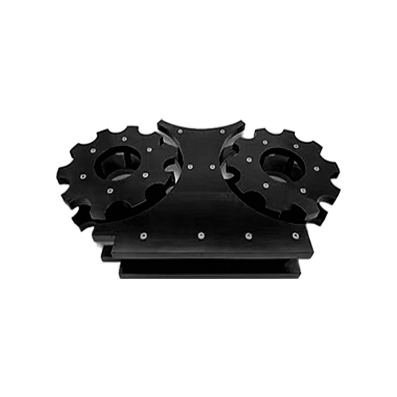 Black PVC materials, CNC milling parts