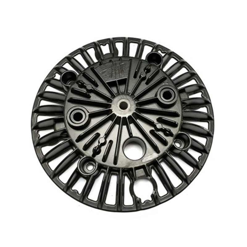 Shiny grey color, sunflower shape heat sink, die casting parts