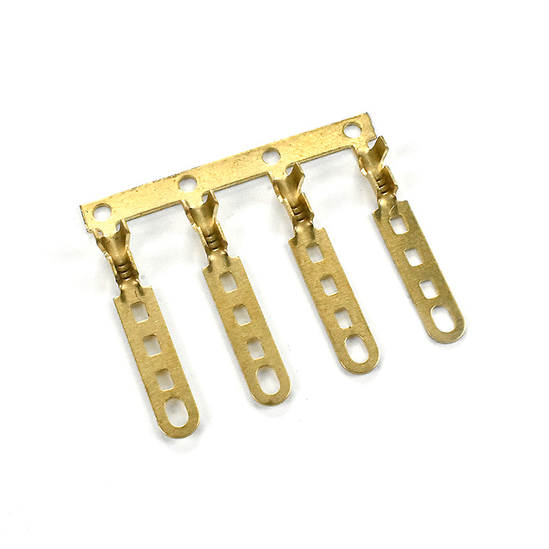 Brass materials, stamped connectors