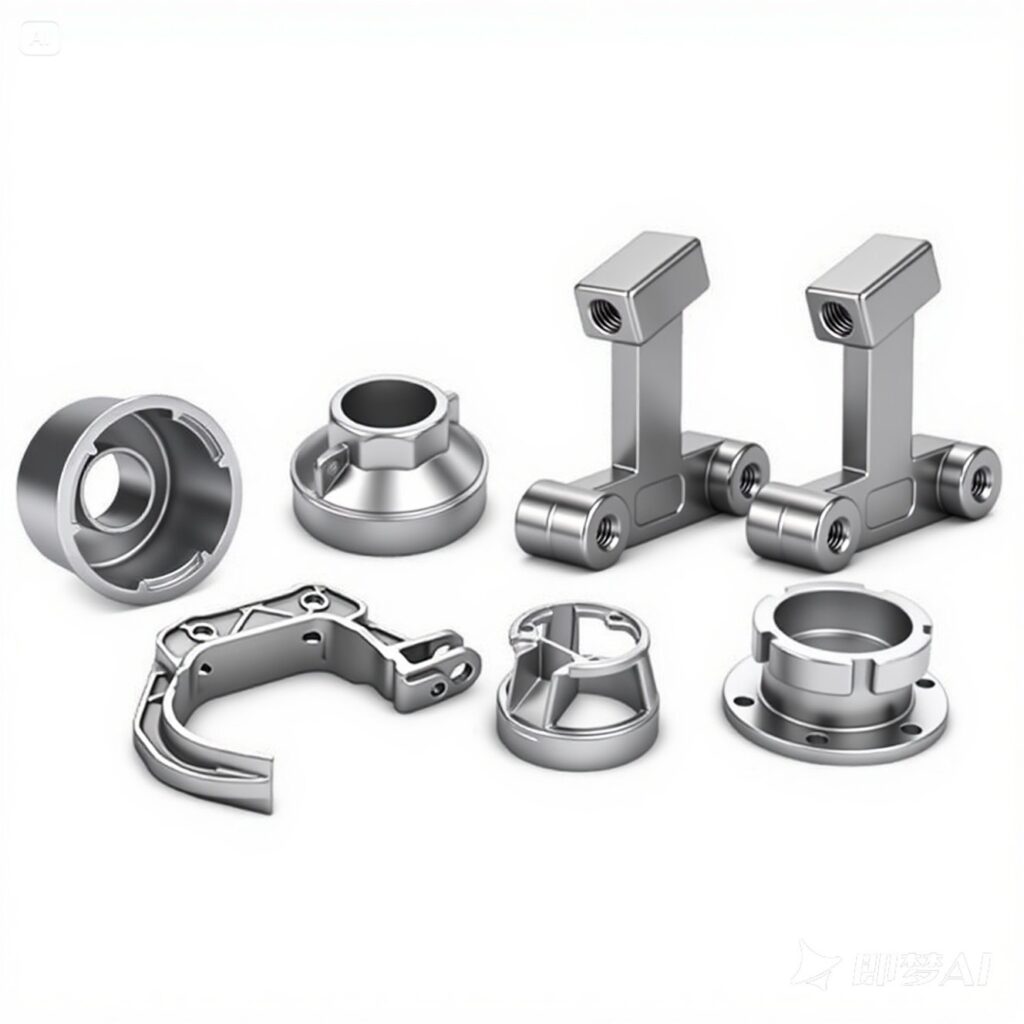 Silver color, powder coating, die casting parts