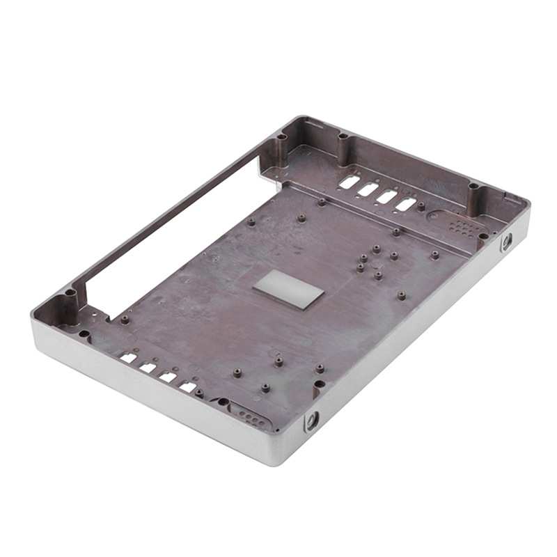 Shiny grey color, sunflower shape heat sink, die casting parts